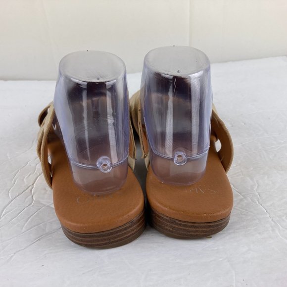 Franco Sarto Gold Sandals - Picture 6 of 8